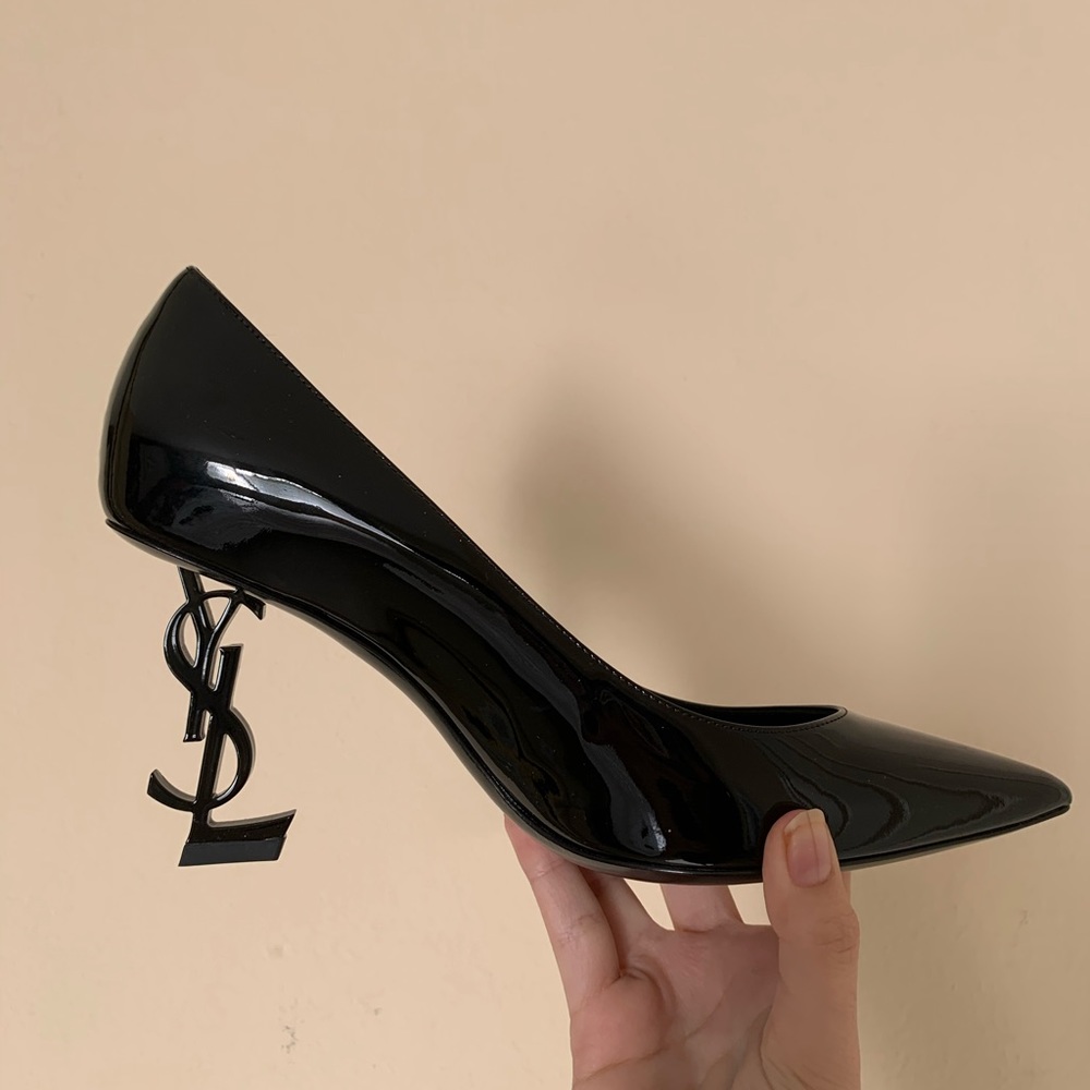 Yves Saint Laurent YSL Opyum Pump Logo Heels